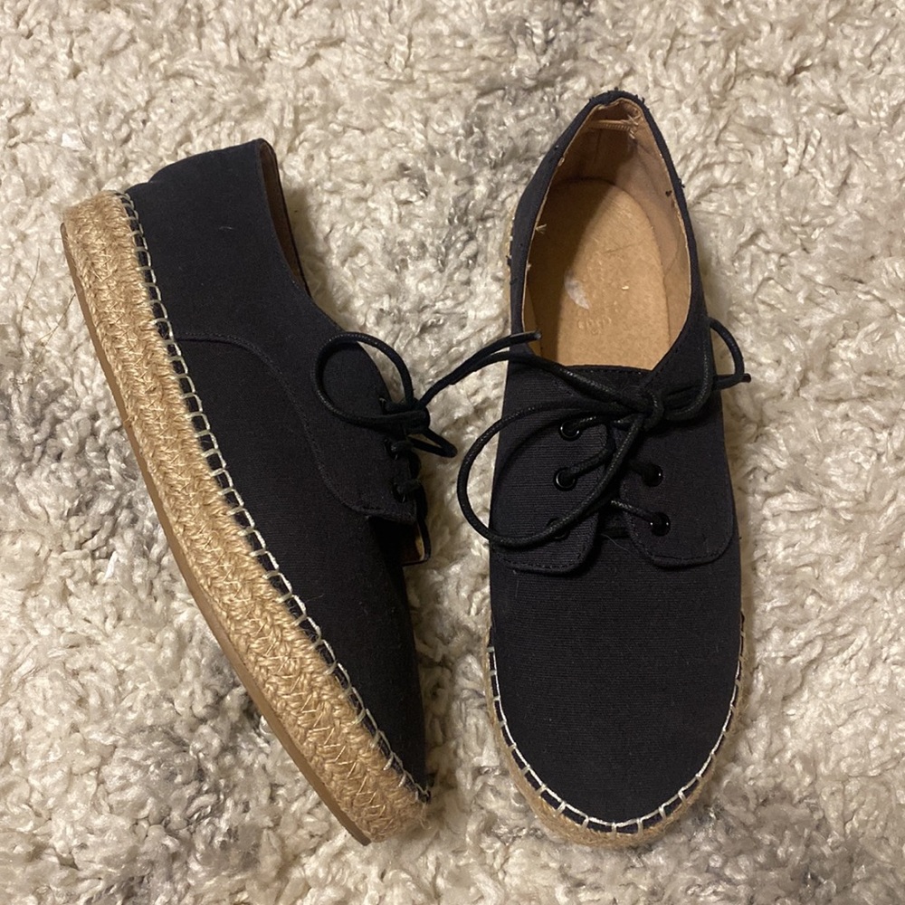 Charlotte Russe Espadrilles Black Shoes